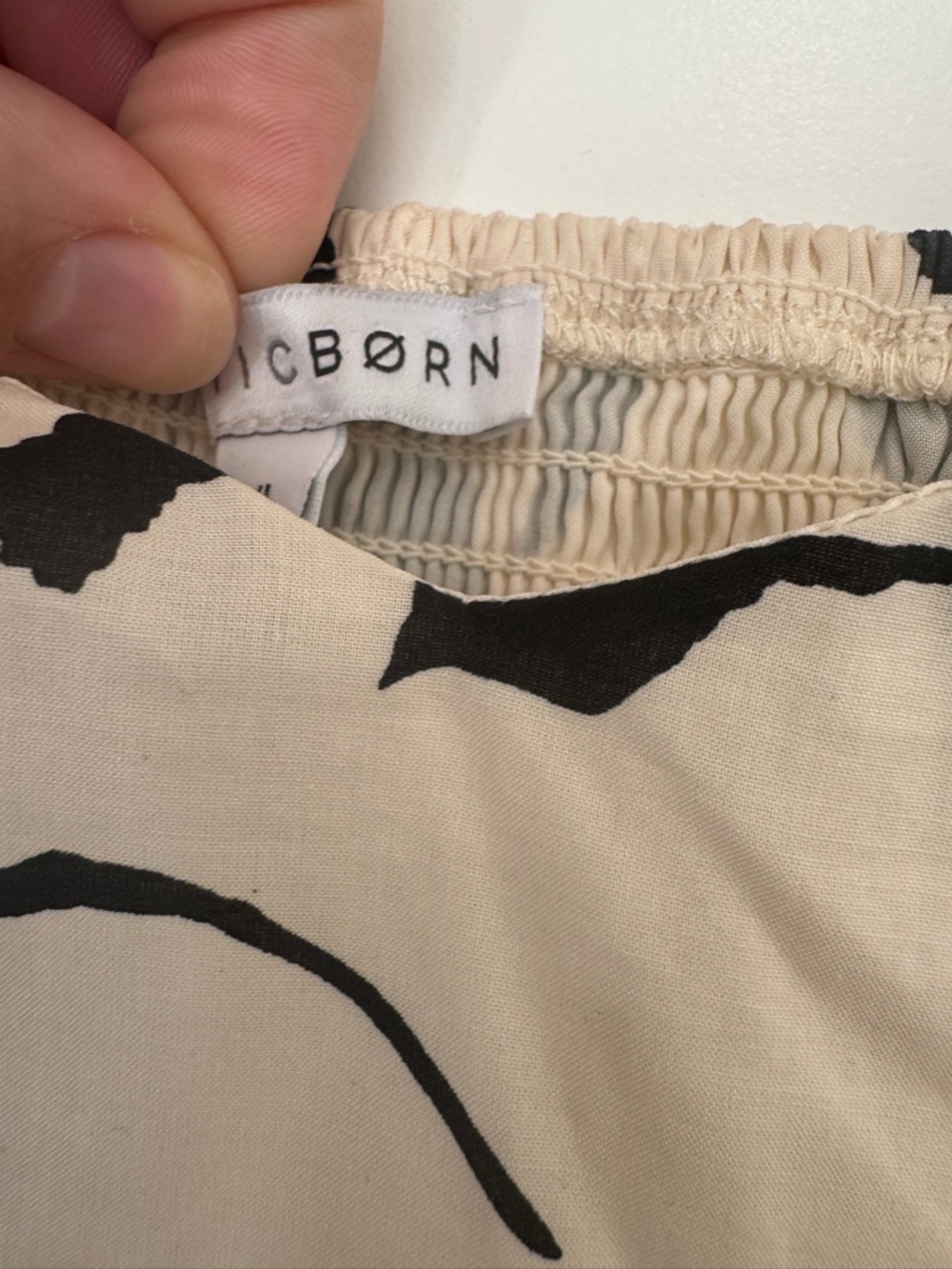 Baltic Born Cream Midi Dress with Black Floral Print - Picture 3 of 5